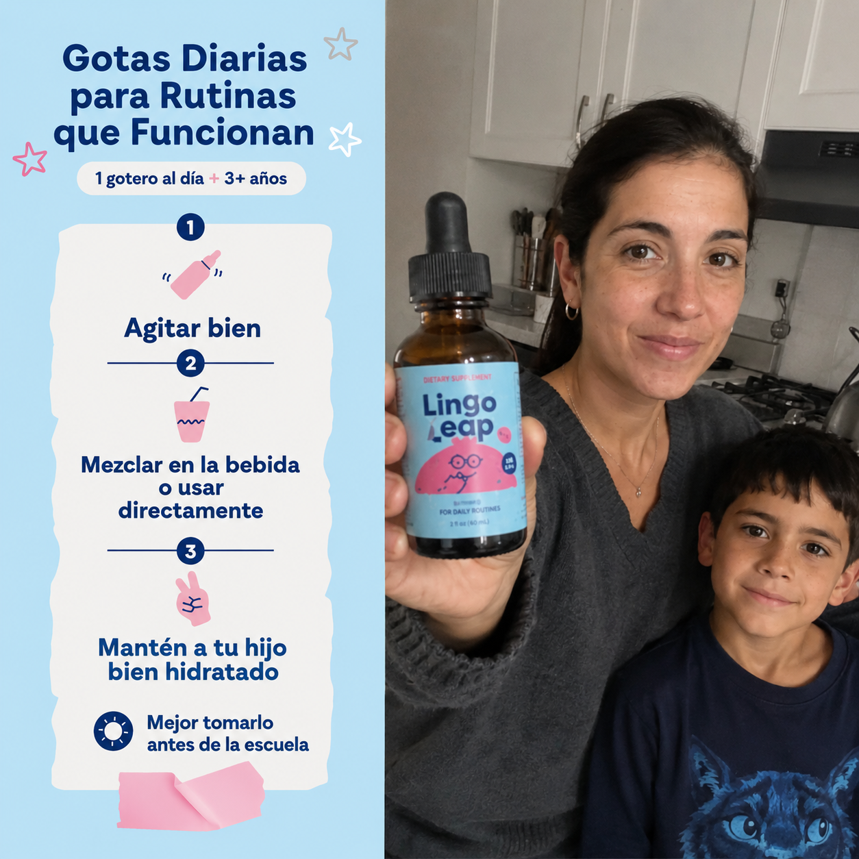 LINGO LEAP: El apoyo natural que necesita.